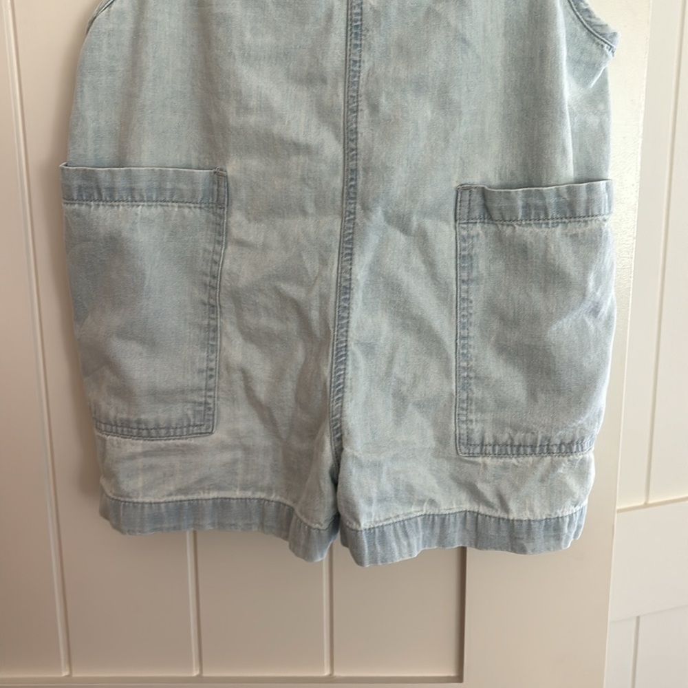 Aerie Light Blue Denim Overalls - Picture 4 of 5